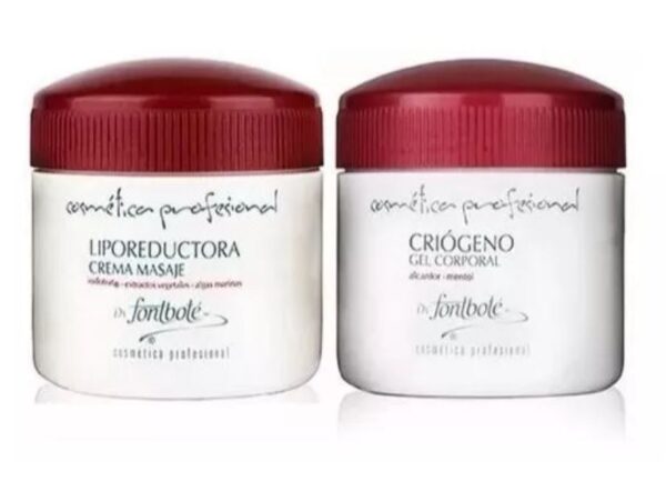 Crema Reductora 500g + Criogeno 500g Dr Fontbote