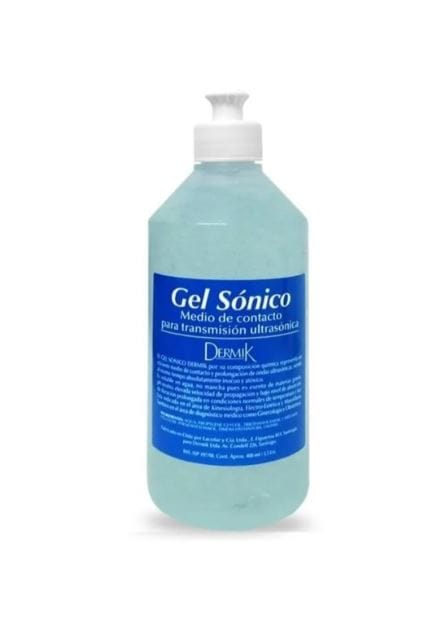 gel sonico dermik para tratamientos esteticos con ultrasonido